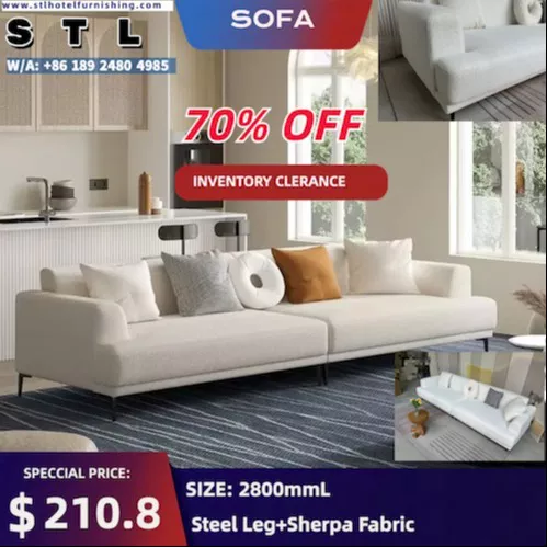 3 Seat Fabric Sofa-2025-04-06-SOLD