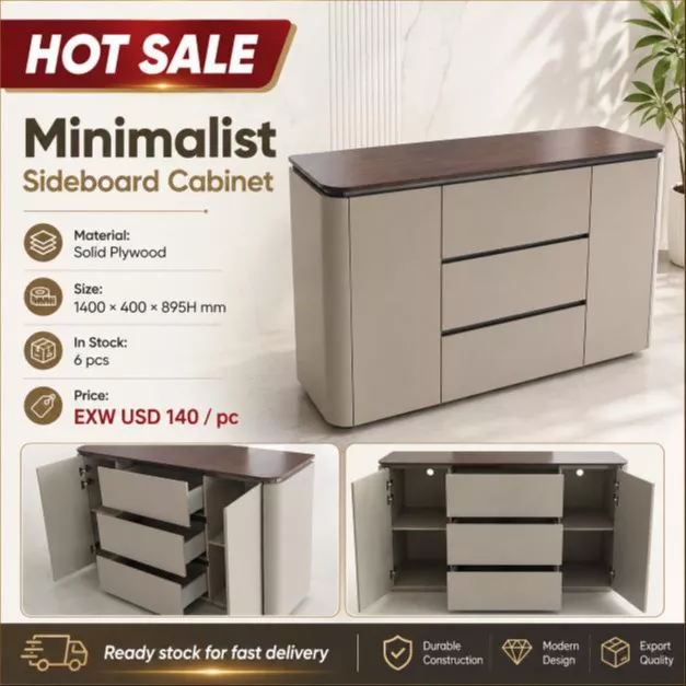 Minimalist Sideboard Cabinet – Ready Stock-260630