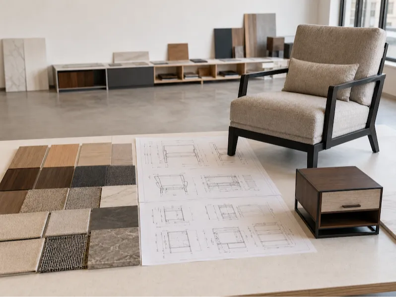 Hotel Furniture Samples and Mock Up Rooms