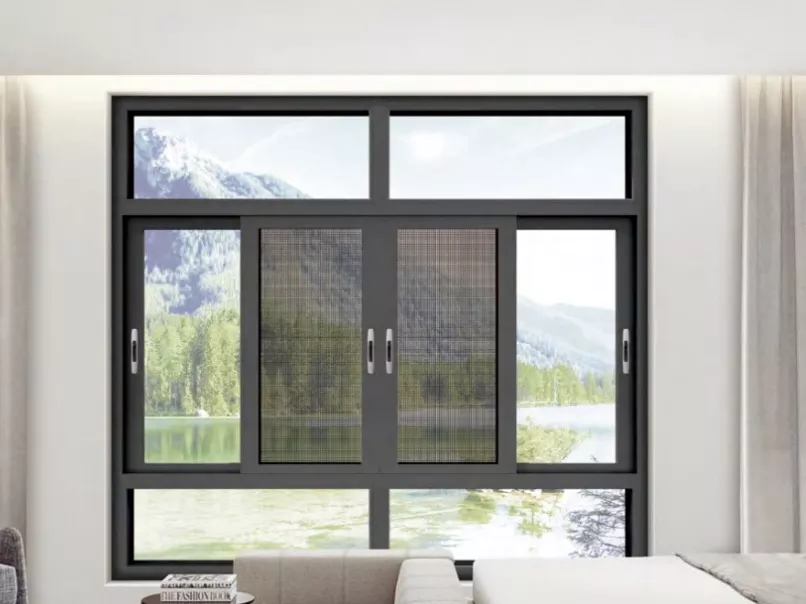 Aluminum Sliding Window with Net