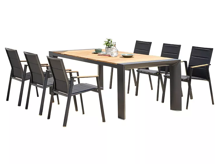 Black Metal Outdoor Armchair – STLOC683