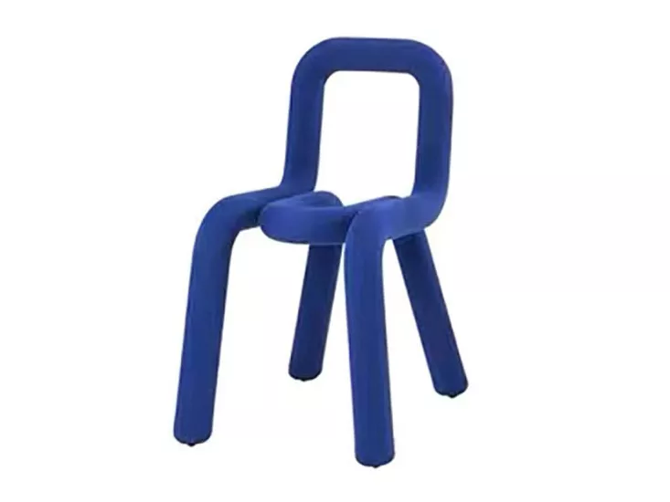 Cobalt Blue Sculptural Hotel Accent Chair - STLOU1246