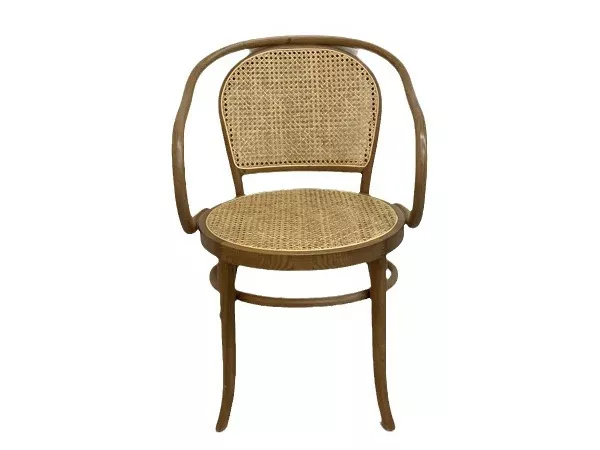 Hotel Curved Cane Chair-STLCH1198