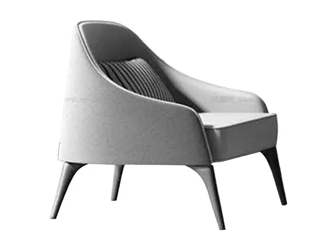 Hotel Fabric Lounge Chair-STLAC517
