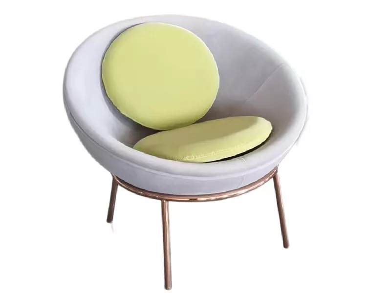 Hotel Green Circular Lounge Chair-STLOU370