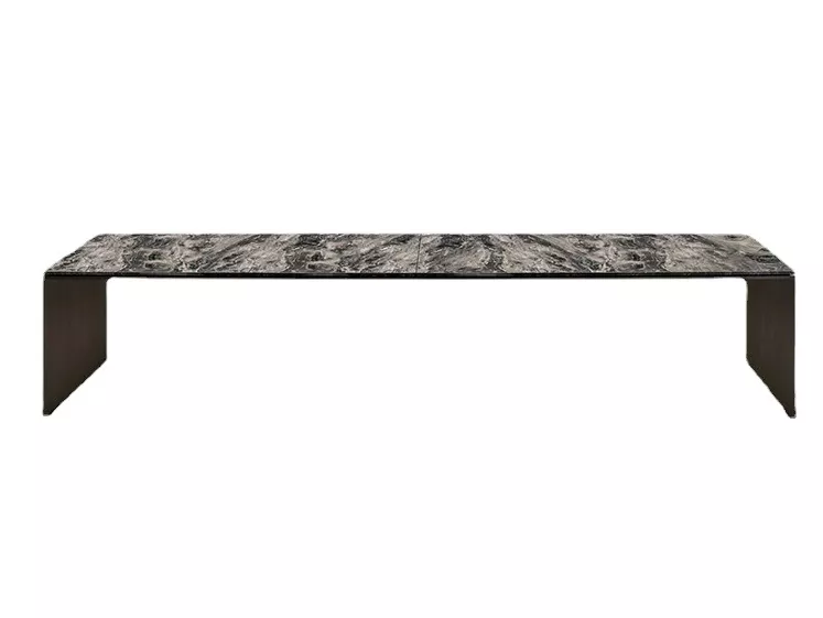 Hotel Long Rectangular Marble Table with Waterfall Edge – STLTT576