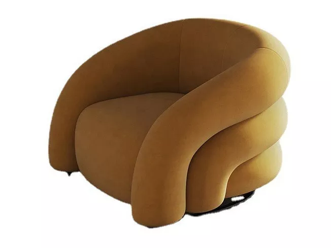 Hotel Velvet Lounge Chair-STLAC510