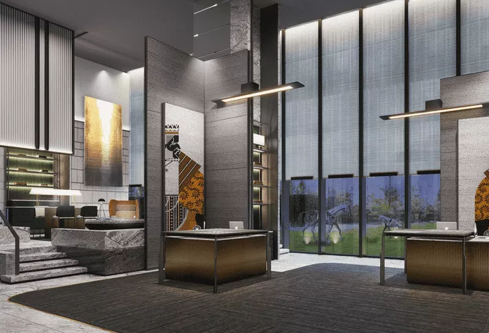 Lobby-Sketch View
