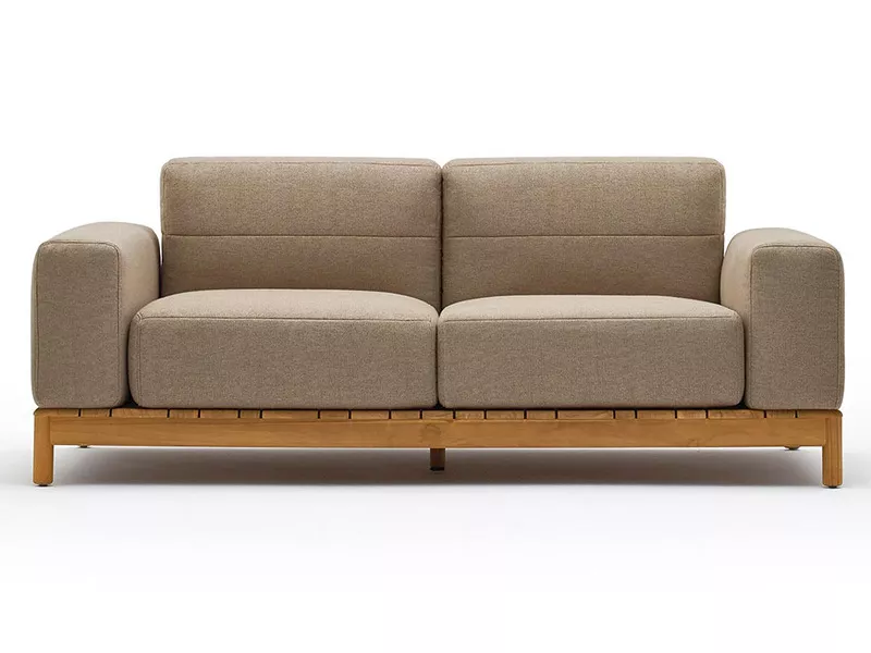 Modular Outdoor Sofa with Wooden Base – STLOC715