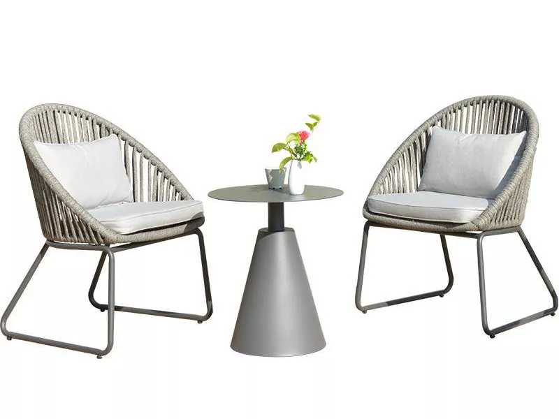 Outdoor Lounge Chair with Cushions-STLOC646