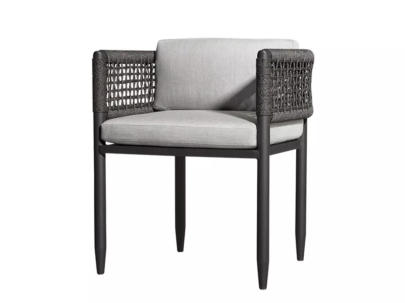 Outdoor Rope Woven Dining Chair-STLOU652