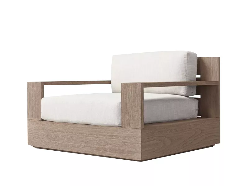 Outdoor Wooden Lounge Armchair – STLOC712