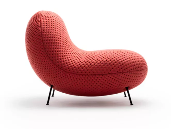 Red Modern Bean Lounge Chair – STLDC554