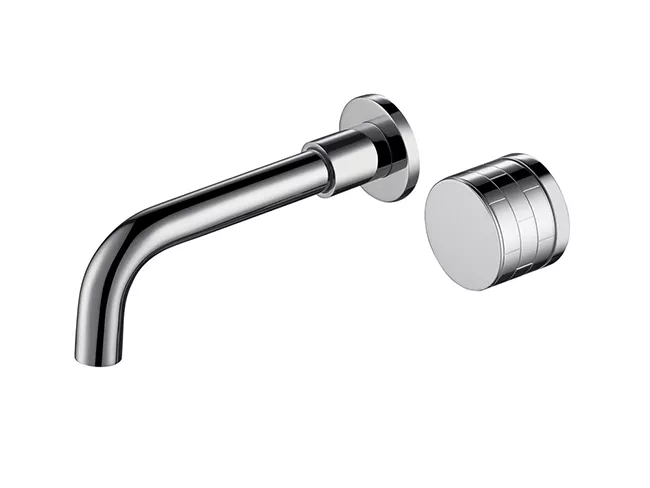 Round Wall-Mounted Chrome Faucet STLBF2523