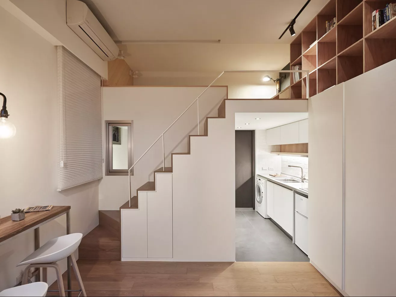 Space-Efficient Custom Loft Apartment Furniture Package DUPLEX05