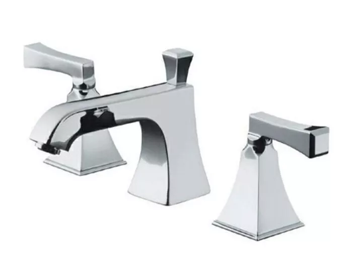 Three-Handle Chrome Basin Faucet STLBF2493