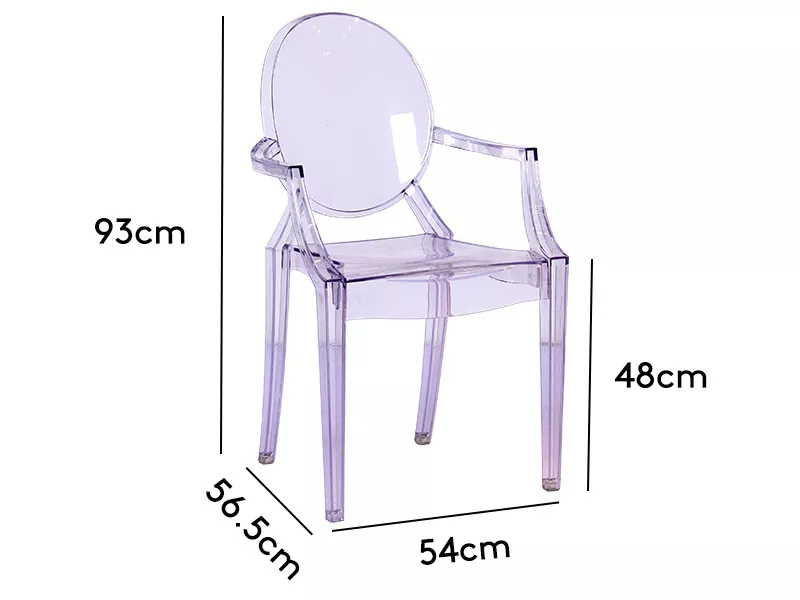 Transparent Armchair-STLDC343