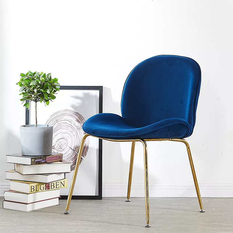 gold frame hotel restaurant chair STLOU1232 side view gold frame hotel restaurant chair STLOU1232 side view