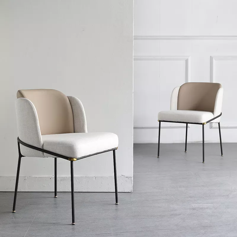 two tone grey hotel dining chair STLOU1233 front view two tone grey hotel dining chair STLOU1233 front view