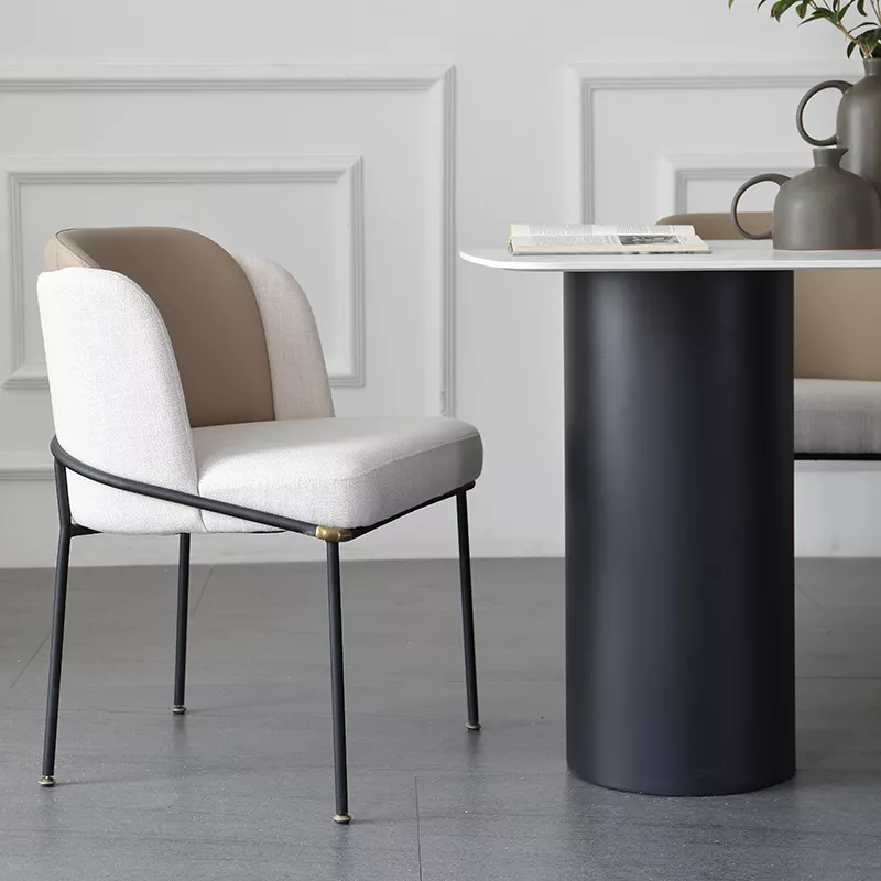 grey upholstered hotel restaurant chair STLOU1233 side view grey upholstered hotel restaurant chair STLOU1233 side view