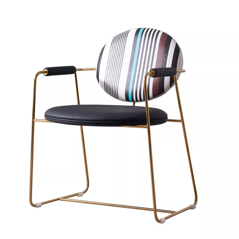 gold frame hospitality armchair STLOU1235