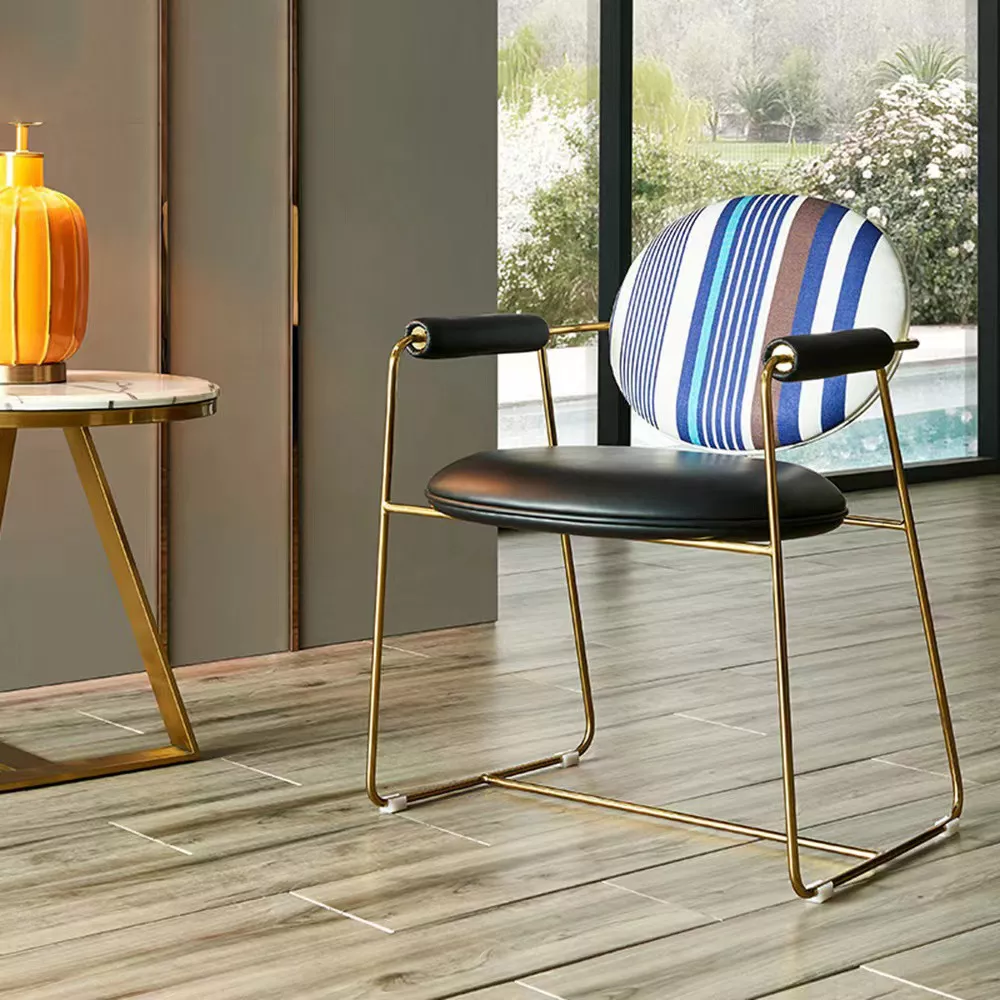 custom art back hotel chair STLOU1235
