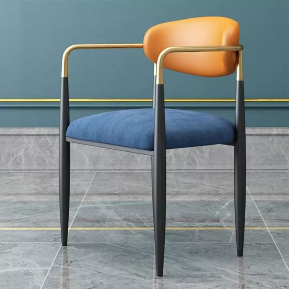 green velvet hospitality chair STLOU1236 detail