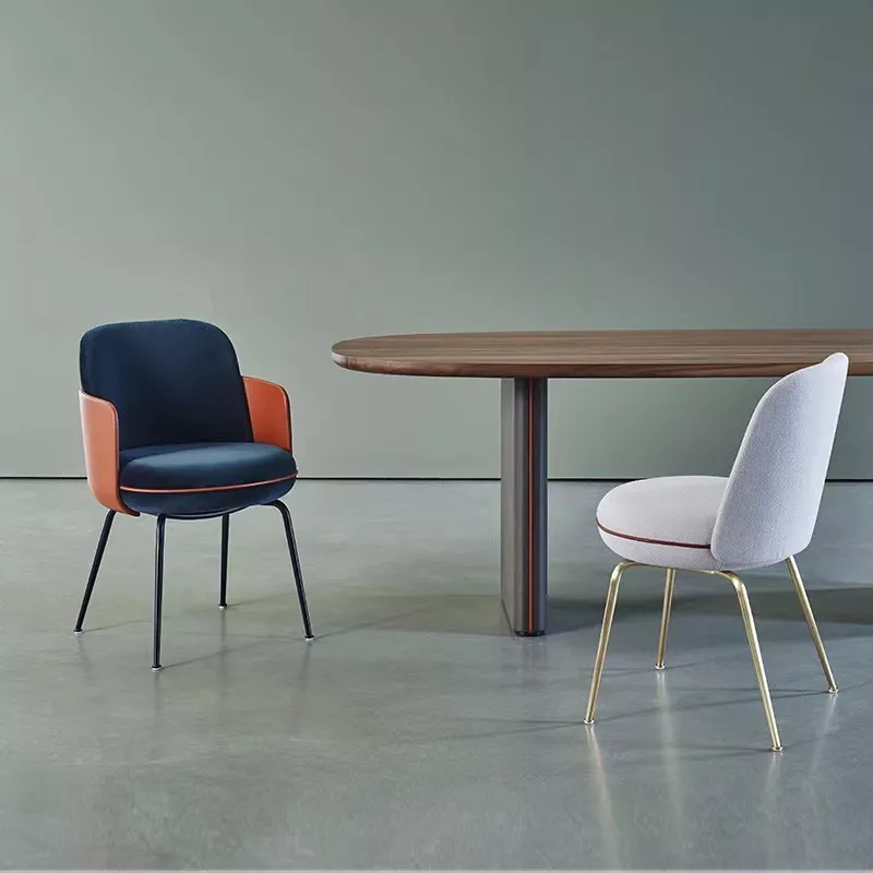 compact hotel dining armchair STLOU1242 side view