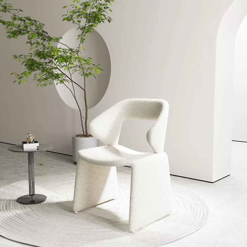 geometric hospitality accent chair STLSC1244 detail