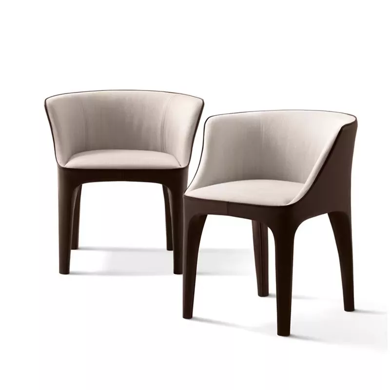 two tone hotel dining armchair STLOU1254 side view two tone hotel dining armchair STLOU1254 side view