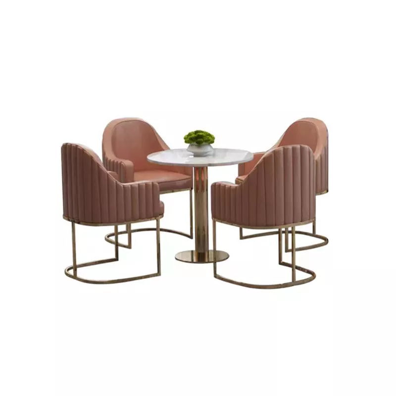channel tufted hotel armchair STLOU1258 side view