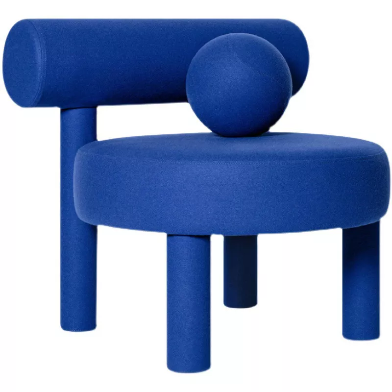 Boutique hotel guest room lounge chair Compact fabric lounge chair for boutique hotel guest room