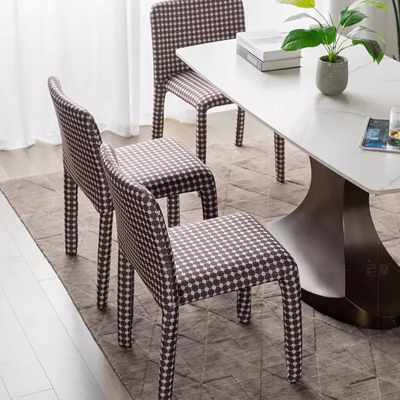 Boutique hotel restaurant chair Compact patterned chair for boutique hotel restaurant
