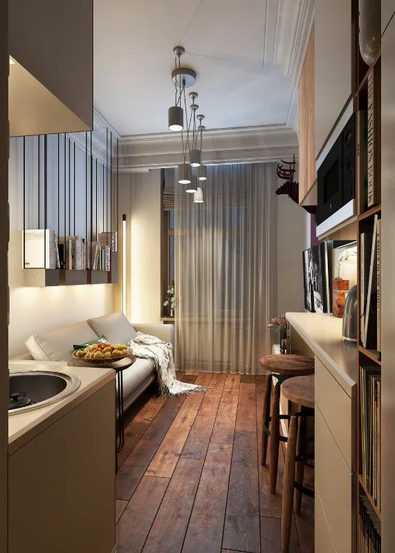 compact apartment entrance storage furniture