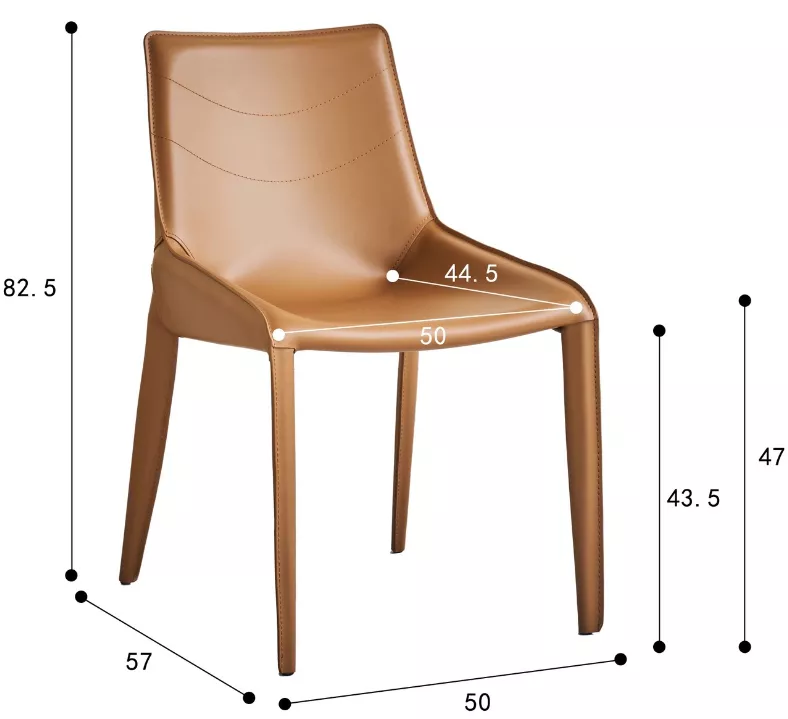 Contemporary Leather Dining Chair – STLCH179