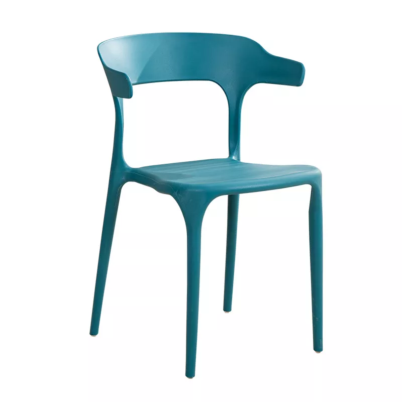 Hotel Blue Plastic Armchair-STLOU382