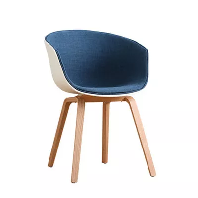 Hotel Blue Upholstered Dining Armchair-STLOU377
