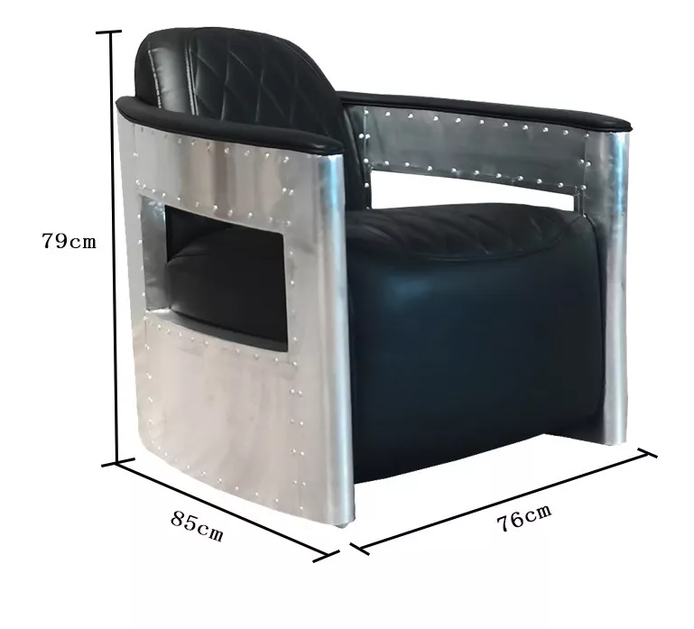 Hotel Aviator Armchair-STLAC436