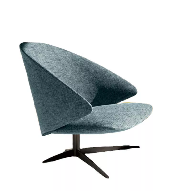 Blue Fabric Swivel Lounge Chair – STLDC527