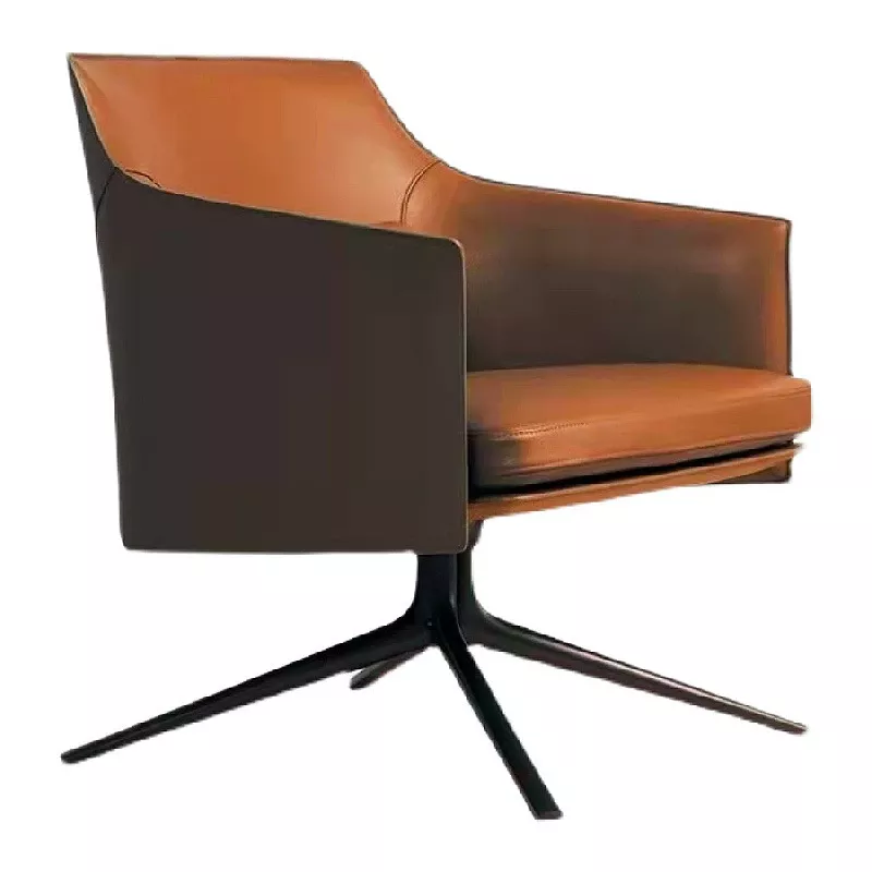 Olive Leather Lounge Armchair – STLDC528