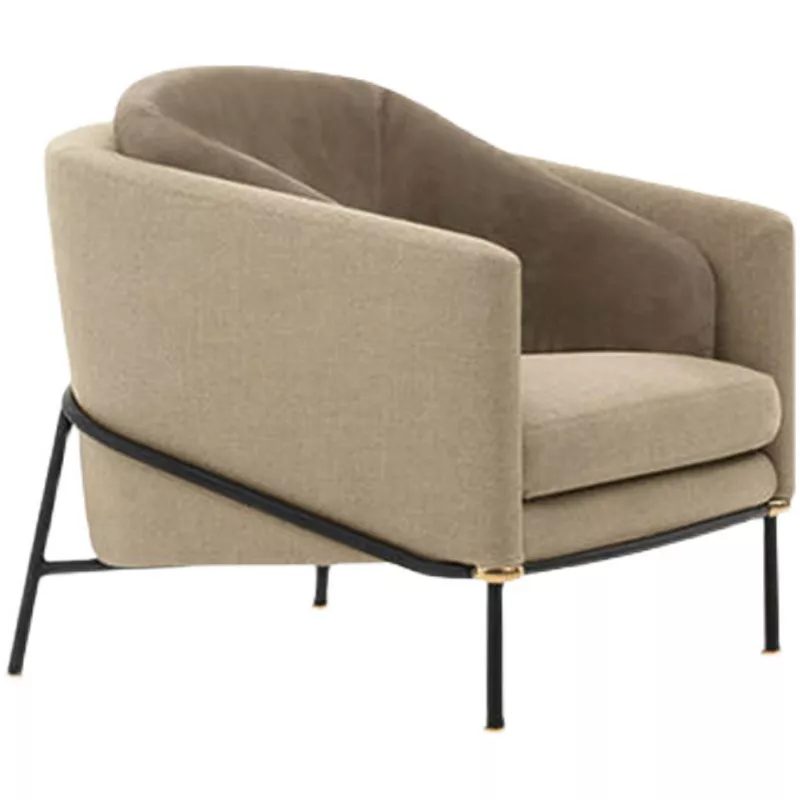 Velvet Barrel Lounge Chair – STLDC529