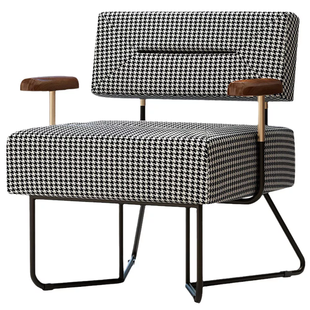  Houndstooth Lounge Armchair STLDC542