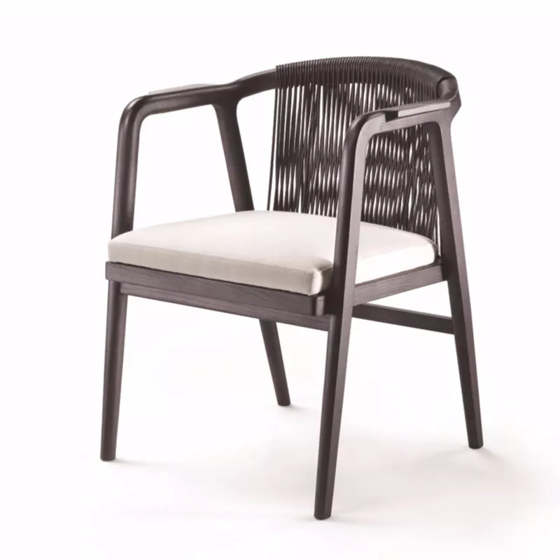 Dark Wood Dining Armchair – STLOC678