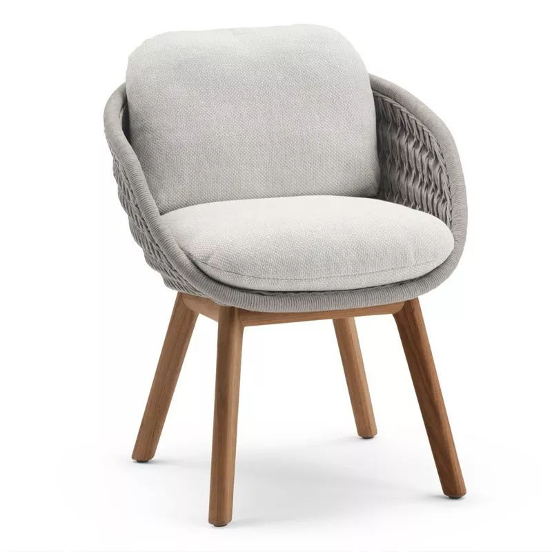 Outdoor Woven Dining Chair-STLOC649