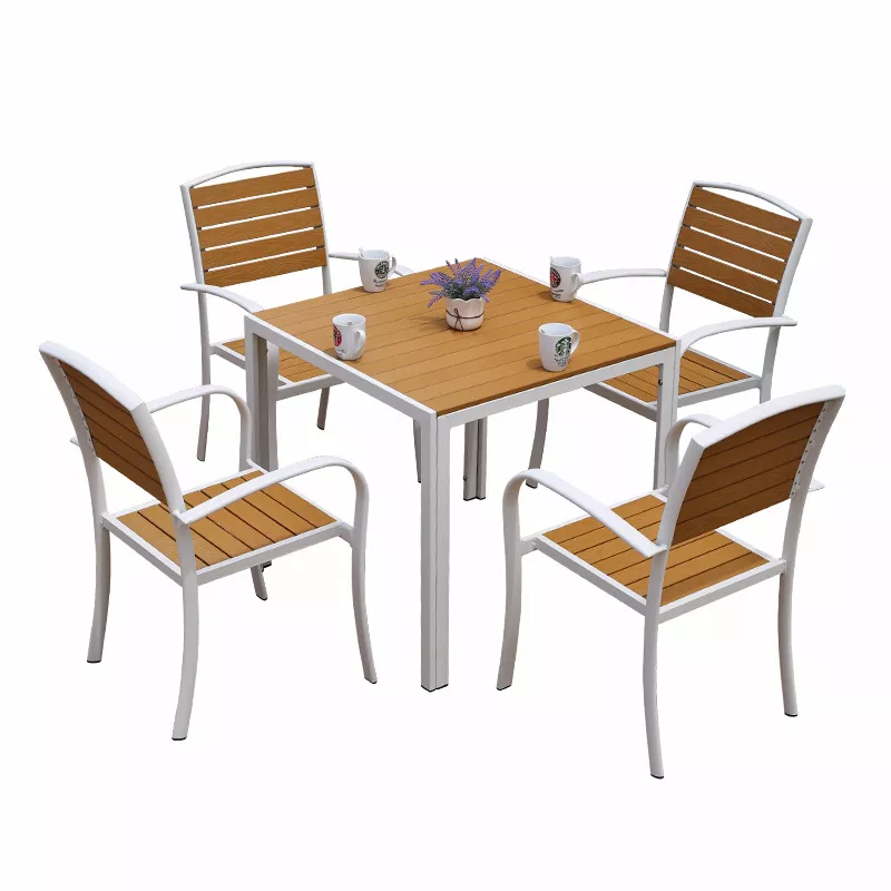 Wood-Look Outdoor Dining Set – STLOC691