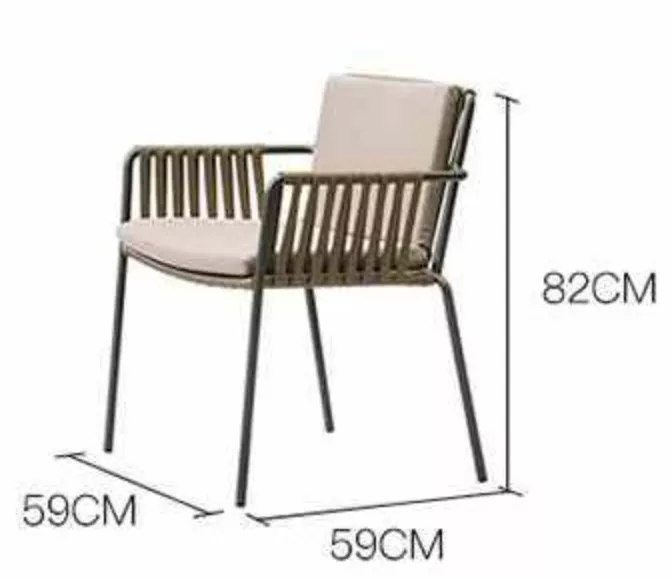  Hotel Outdoor Dining Chair – STLOC662