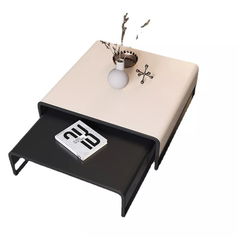 Two-Tone Modular Rectangular Coffee Tables–STLTT826