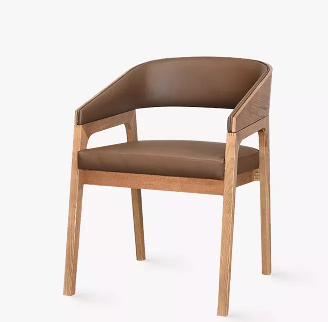 Hotel Curved Arm Dining Chair-STLOU1062