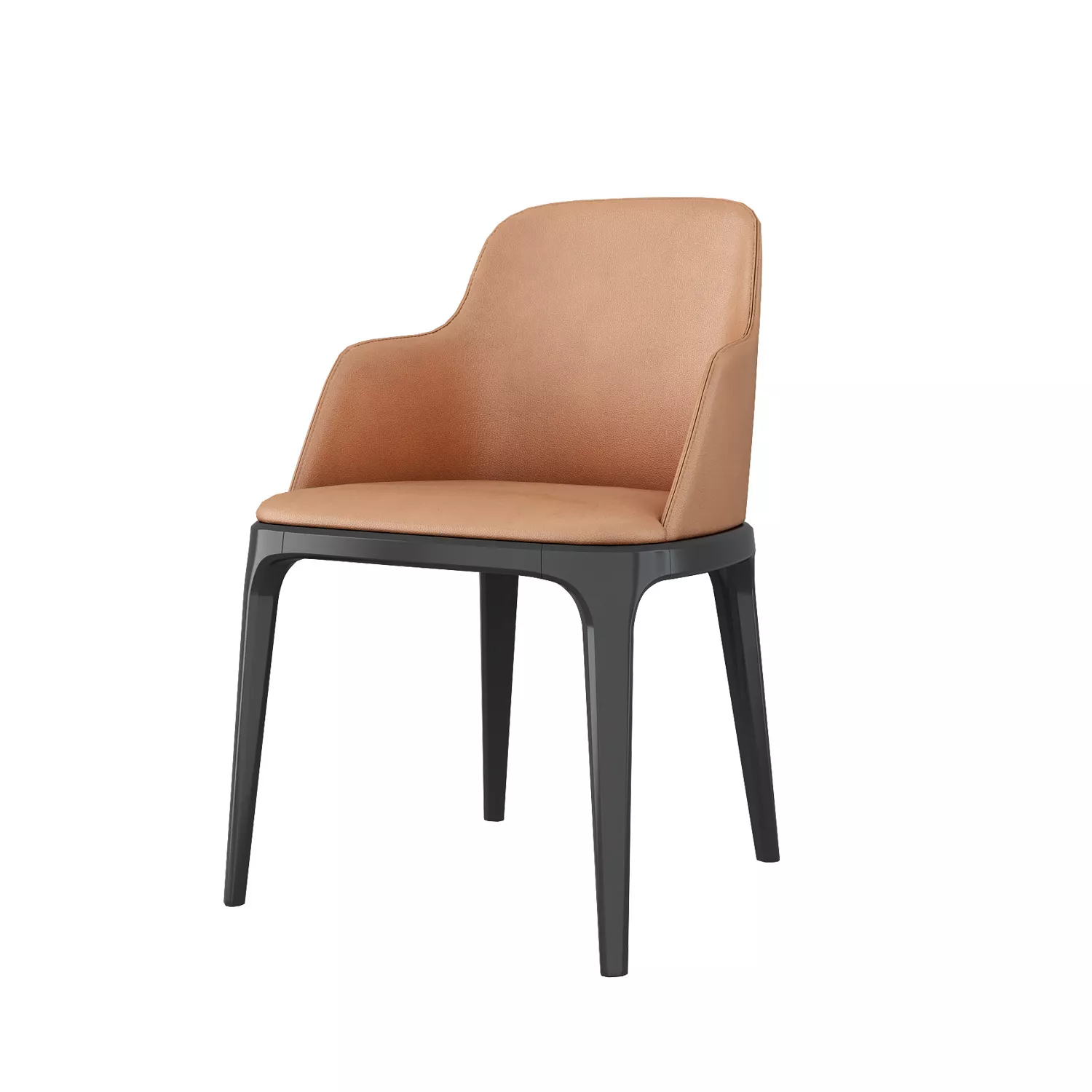 Hotel Leather Armchair-STLOU1059