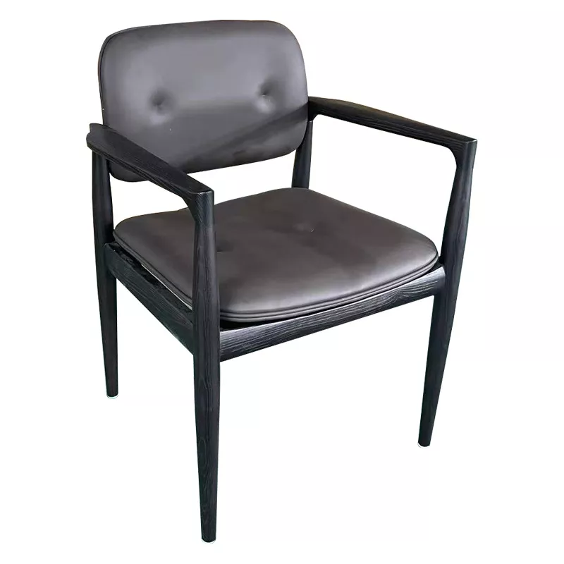 Hotel Leather Dining Chair-STLOU1096